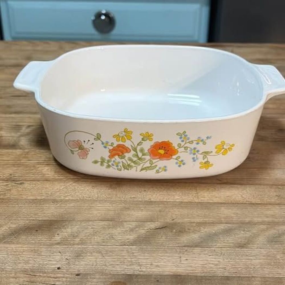 Corning Ware Wildflower 2 Quart Casserole Dish A-2-B
